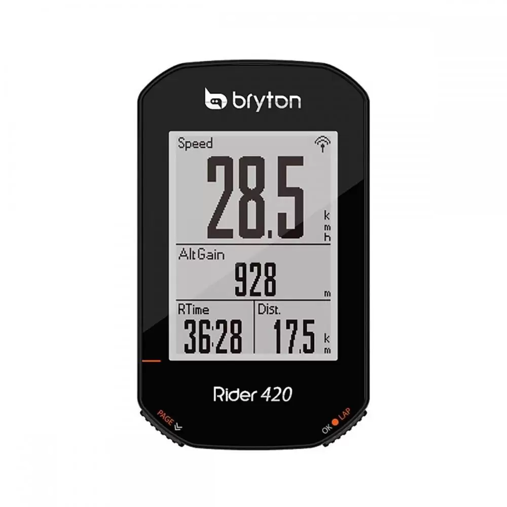 GPS RIDER 420T CON HRM E CADENZA BR420T 1