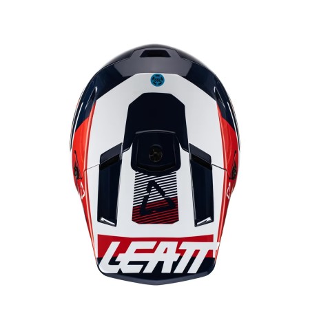 CASCO LEATT CROSS 3.5 V22 ROYAL ADULTO