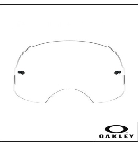 LENTE PER MASCHERA CROSS OAKLEY AIRBRAKE TRASPARENTE