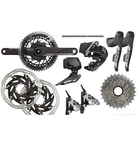 GRUPPO SRAM STRADA RED E-TAP AXS DISC QUARQ 2X12 19334 1