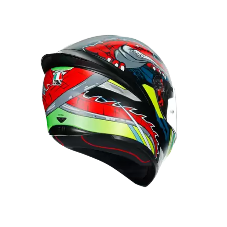 Casco Integrale AGV K1 MULTI DUNDEE MATT LIME/RED