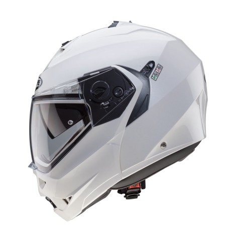 CASQUE MODULAIRE CABERG DUKE II MÉTAL BLANC