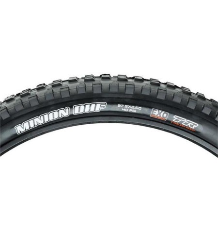 PNEUMATICO MAXXIS MINION DHF 27.5X2.60 EXO TR 60TPI PIEGHEVOLE BLACK