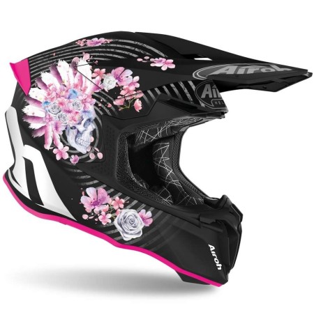 CASCO CROSS AIROH TWIST 2.0 MAD MATT TW2M54 3