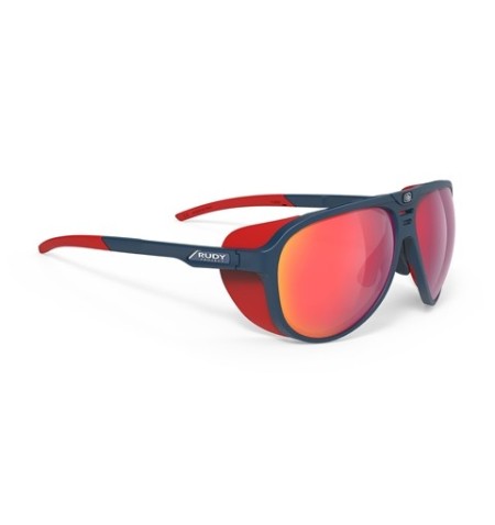 OCCHIALI RUDY PROJECT STARDASH BLUE NAVY MATTE LENTE MULTILASER RED