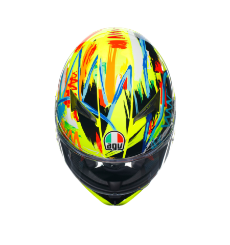 CASCO INTEGRALE AGV K-3 MPLK ROSSI WINTER TEST 2019