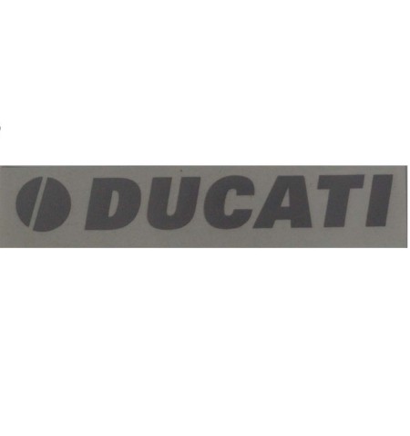 ADESIVO DUCATI  GRIGIO 17 x 4 cm 549 1