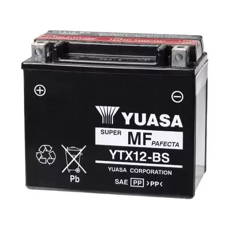 BATTERIA YUASA YTX12-BS 12V - 10Ah SIGILLATA 06.51090 1