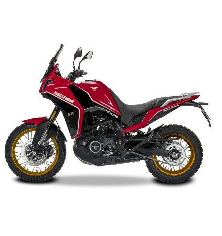 MOTO MORINI X-CAPE ROSSO LUCIDO CERCHI ORO