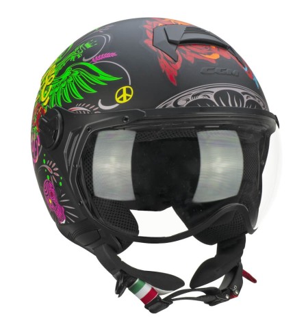 CASCO JET CGM FLO JOY VISIERA SAGOMATA