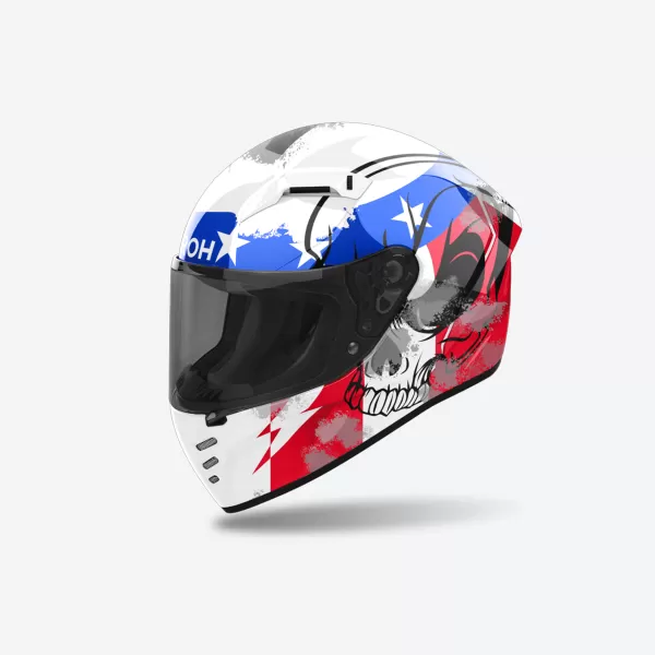 CASCO INTEGRALE AIROH CONNOR NATION GLOSS CNN38 1