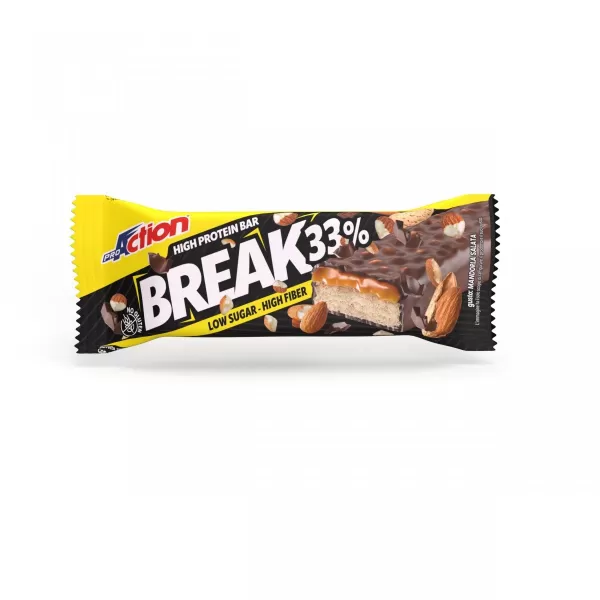 BARRETTA PROACTION PROTEICA BREAK BAR 33% GUSTO ARACHIDI E CARAMELLO 50GR