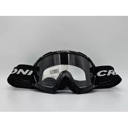 MASCHERA BICI MTB GIRO BLOK NERA LENTE TRASPARENTE KM 0 21955 2