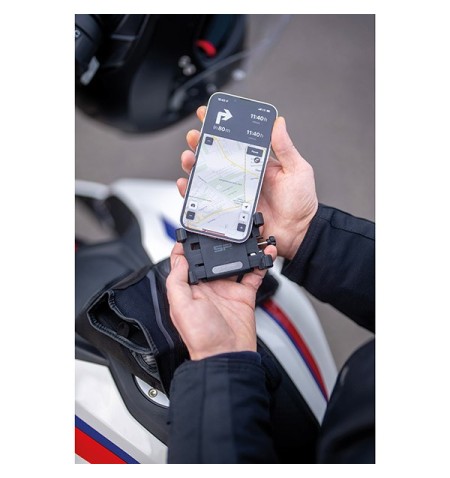 PORTACELLULARE MOTO SP CONNECT BUNDLE CON MORSETTO UNIVERSALE