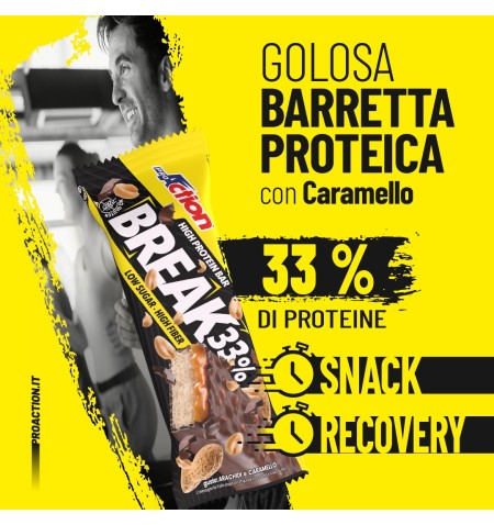 BARRETTA PROACTION PROTEICA BREAK BAR 33% GUSTO COOKIE CIOCCOLATO 50GR