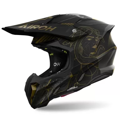 CASCO CROSS AIROH TWIST 3 TITAN MATT