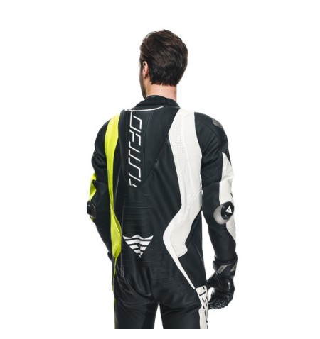 TUTA MOTO DAINESE AUDAX D-ZIP INTERA PELLE PERFORATA