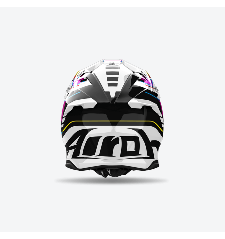 CASCO CROSS AIROH TWIST 3 RAINBOW GLOSS