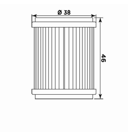 FILTRO OLIO MEIWA Y4014 - EQUIVALENTE HF-141