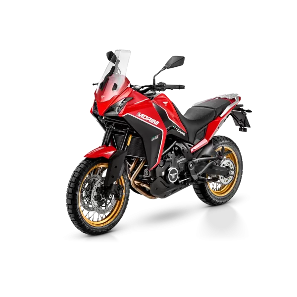 MOTO MORINI X-CAPE ROSSO LUCIDO CERCHI ORO KM 0