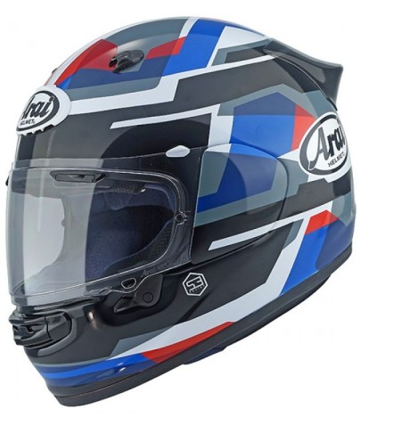 CASCO INTEGRALE ARAI QUANTIC ABSTRACT BLUE