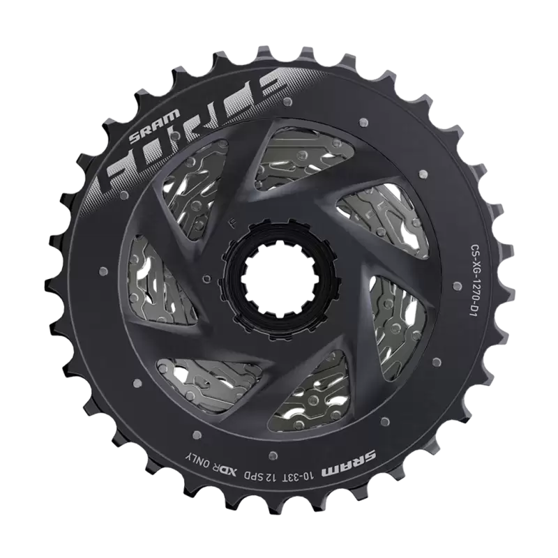 CASSETTA PIGNONI SRAM XG-1270 XDR 10-33 12V SILVER 00.2418.117.001 2