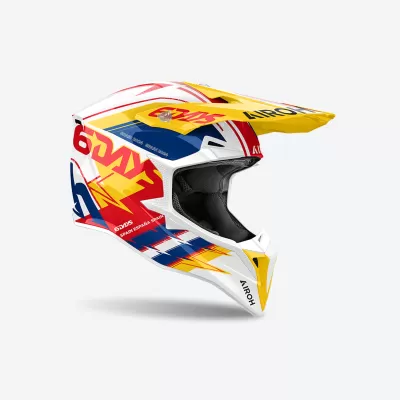 CASCO CROSS AIROH WRAAAP 6DAYS SPAIN 2024 GLOSS