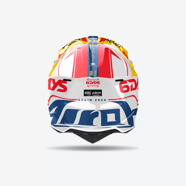 CASCO CROSS AIROH WRAAAP 6DAYS SPAIN 2024 GLOSS