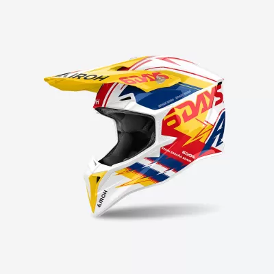 CASCO CROSS AIROH WRAAAP 6DAYS SPAIN 2024 GLOSS