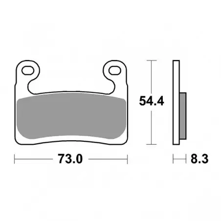 PASTIGLIE FRENO ANTERIORE MOTO SBS 960HS 6569605 1