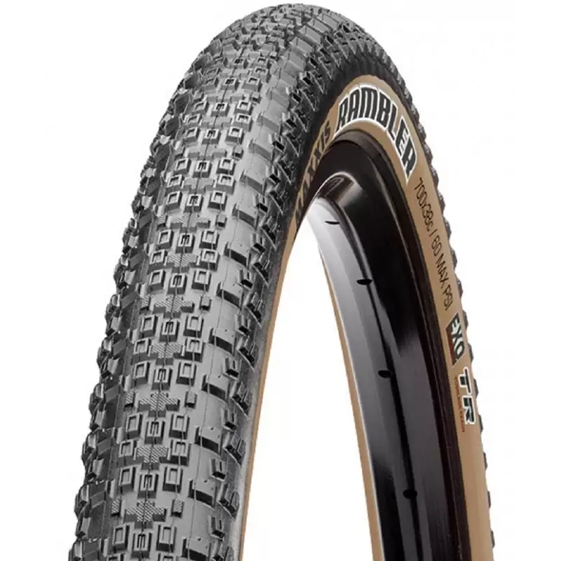 PNEUMATICO MAXXIS RAMBLER EXO TR 60TPI 700X40C PIEGHEVOLE NERO/PARA ETB00329600 1