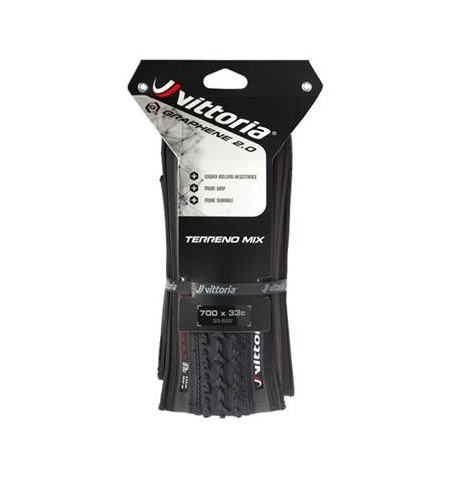 PNEUMATICO VITTORIA TERRENO MIX CX ENDURANCE TLR 700X33C ANTH/BLACK 11A.00.075 2