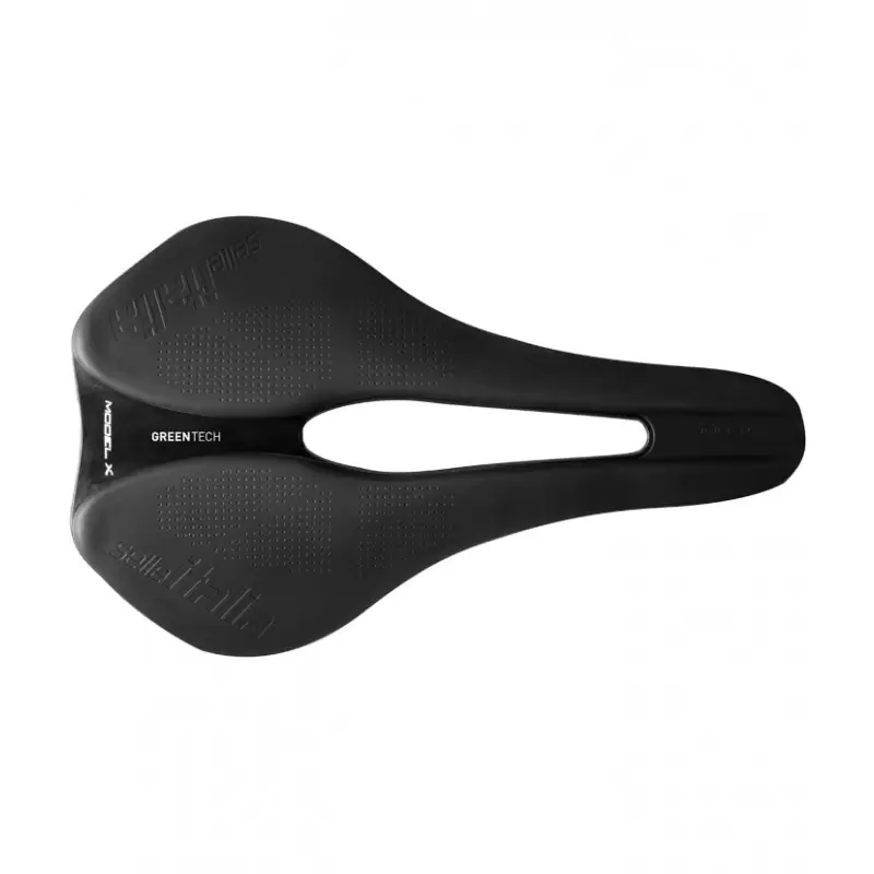 SELLA BICI SELLE ITALIA MODEL X SUPERFLOW L TEL. IN FEC ALLOY GREEN-TEK NERA SI064SFN 1