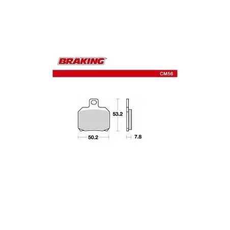 PASTIGLIE MOTO BRAKING 696 CM56 696CM56 1