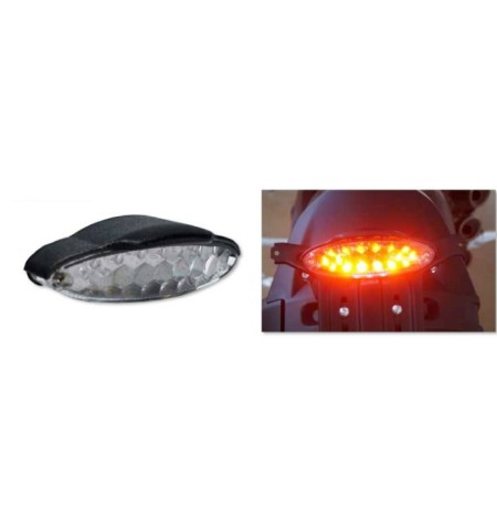 FANALE MOTO FAR POSTERIORE MOTO + LUCE STOP + LUCE TARGA 7161 1