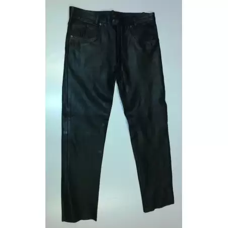 PANTALON_ PRO NERO PELLE FOR CUSTOM/HARLEY TG 34 10781 1