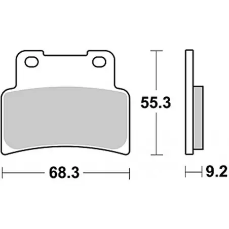 PASTIGLIE MOTO BRAKING 933SM1 933SM1 1