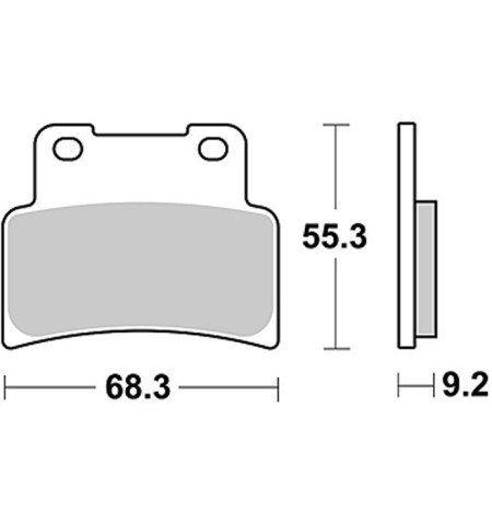 PASTIGLIE MOTO BRAKING 933SM1 933SM1 1