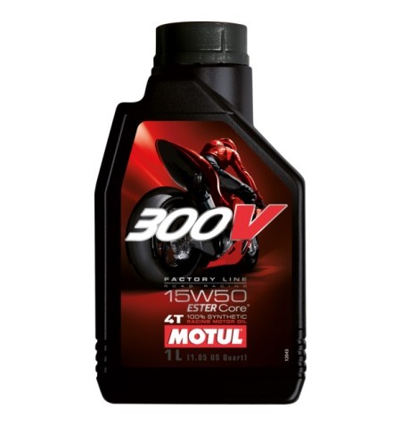 OLIO MOTORE MOTUL 300V FL ROAD RACING 15W50 100% SINTETICO DOPPIO ESTERE 120311NS 1