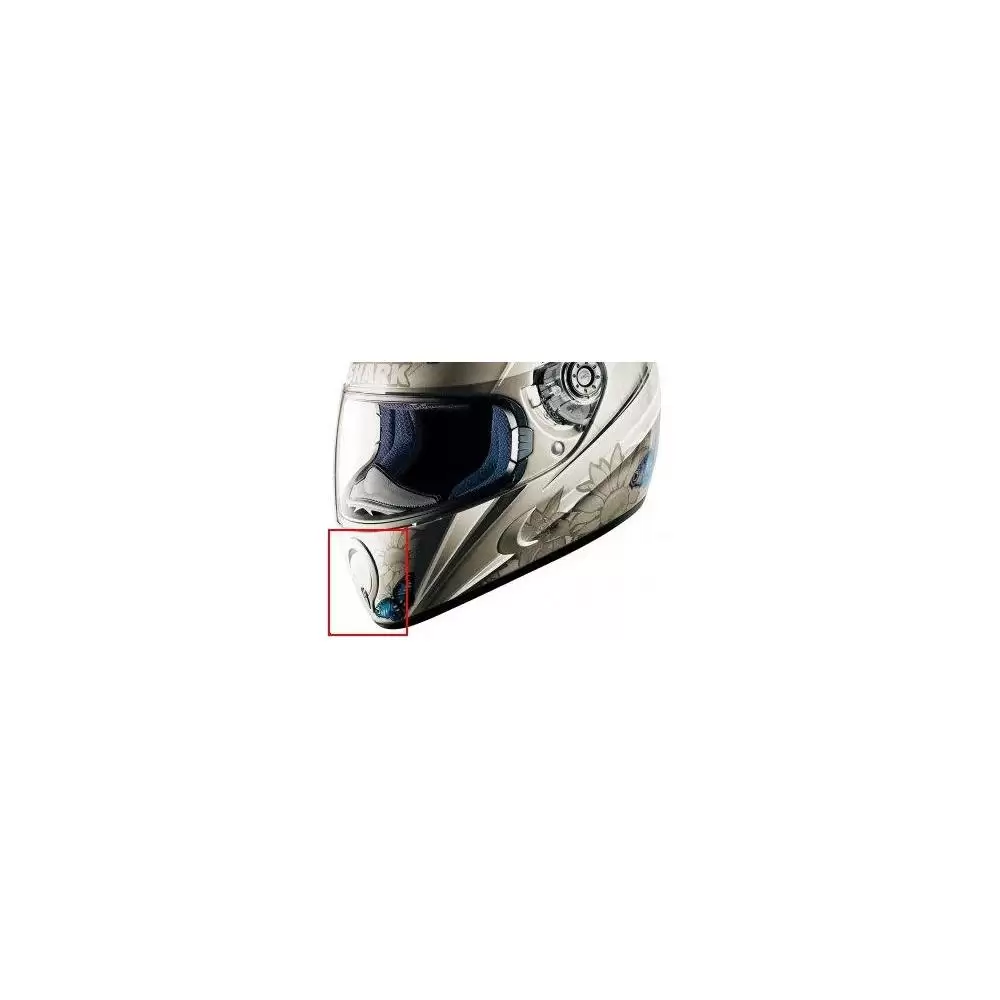 PRESA ARIA INFERIORE CASCO SHARK S800 BUTTERFLY DORATO SH1607 1