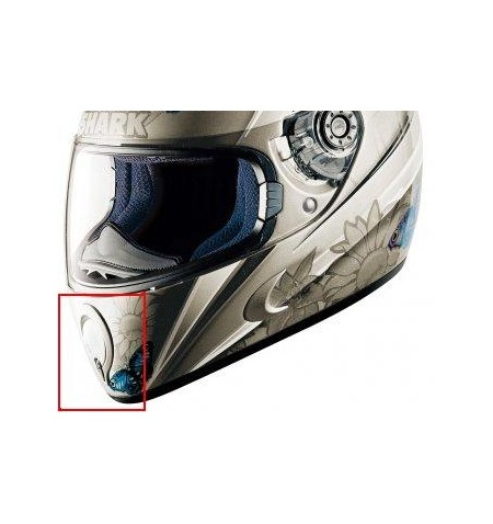 PRESA ARIA INFERIORE CASCO SHARK S800 BUTTERFLY DORATO SH1607 1