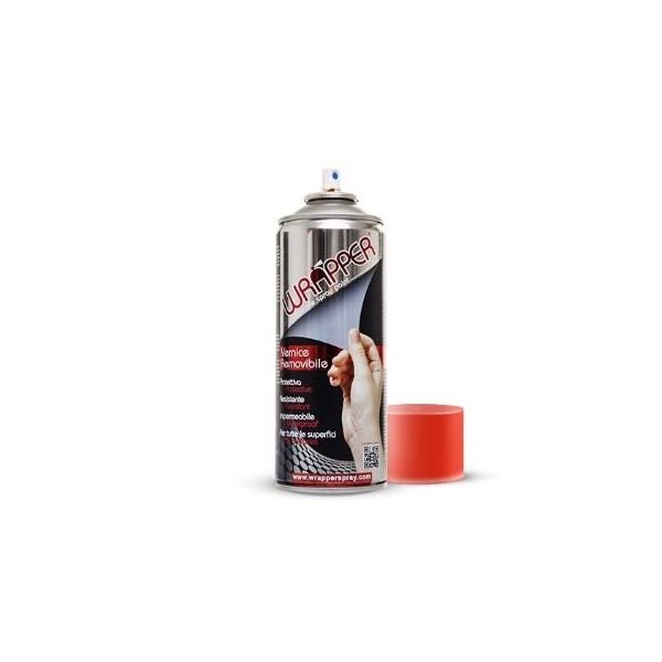 VERNICE SPRAY REMOVIBILE WRAPPER ROSSO FLUO 1PZ.