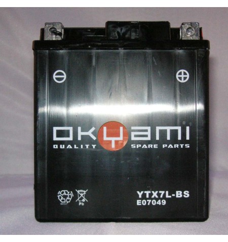 BATTERIA OKYAMI YTX7L-BS 12V - 6Ah EO7049 1