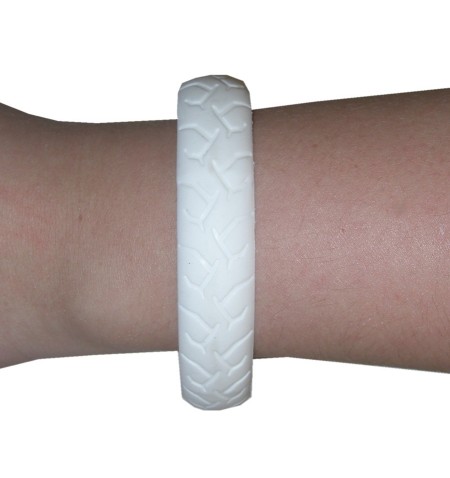 BRACCIALE GOMMA COPERTONE DIRTBOY ROAD 202MM BIANCO 2019501000 1