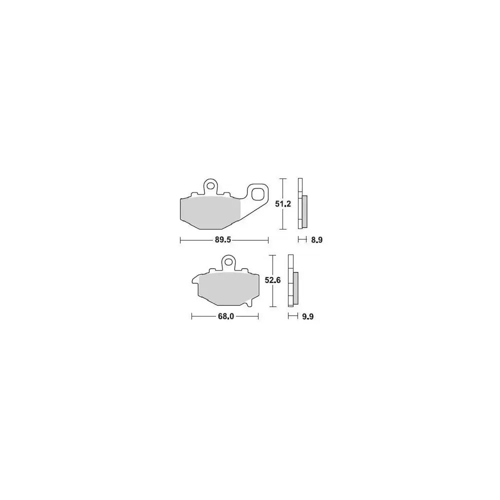 BIKE BRAKING PADS 775CM56 775CM56 2