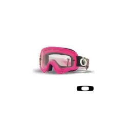 MASCHERA CROSS OAKLEY O-FRAME CIRCUIT PINK LENTE TRASPARENTE OO7029-50 2