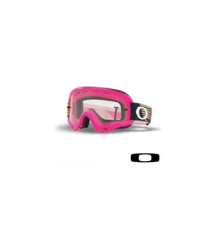 MASCHERA CROSS OAKLEY O-FRAME CIRCUIT PINK LENTE TRASPARENTE OO7029-50 2