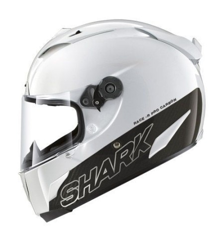 CASCO INTEGRALE SHARK RACE-R PRO CARBON WHITE HE8670EWHUM 1