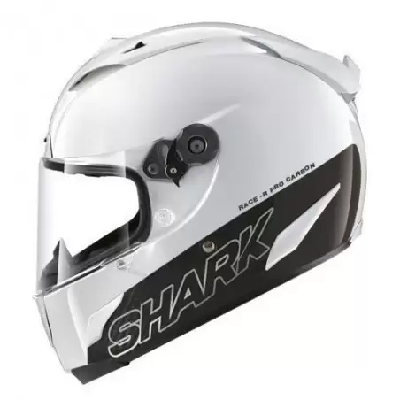 CASCO INTEGRALE SHARK RACE-R PRO CARBON WHITE HE8670EWHUM 1